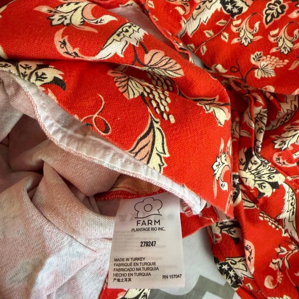Farm Rio x Anthropologie Long-Sleeve Printed Romper NWT Size L - Picture 14 of 16